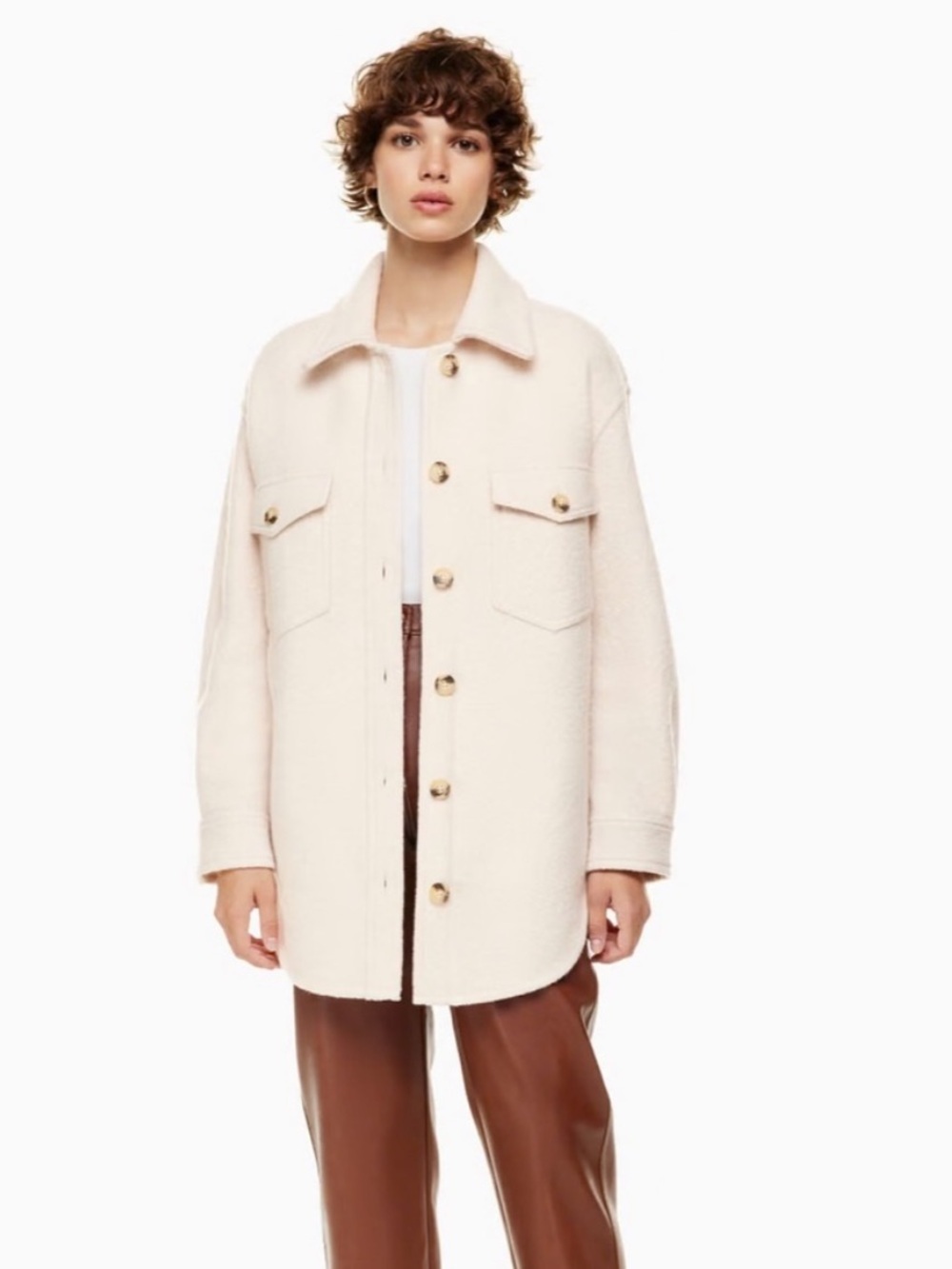 Aritzia Wilfred Ganna Shirt Jacket
